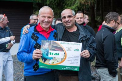 Prezident Rotary Clubu Brno City s �editelem Gordonem Breiem
