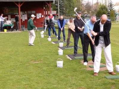 Příprava golfových nováčků