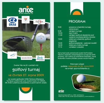 Pozv�nka na golf - �ertovo B�emeno